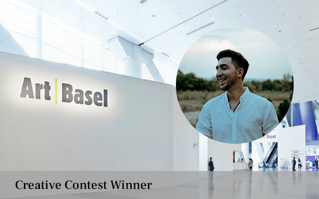 Iancu Voinovan the winner of the cultural trip to Art Basel, Hong Kong 2019 in our ‘Creative Writing’ contest