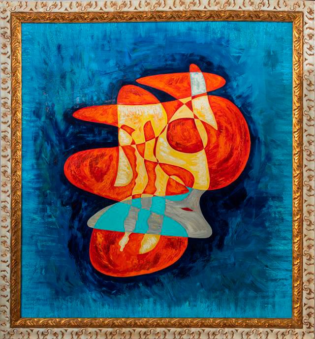 Abstract art oil painting 