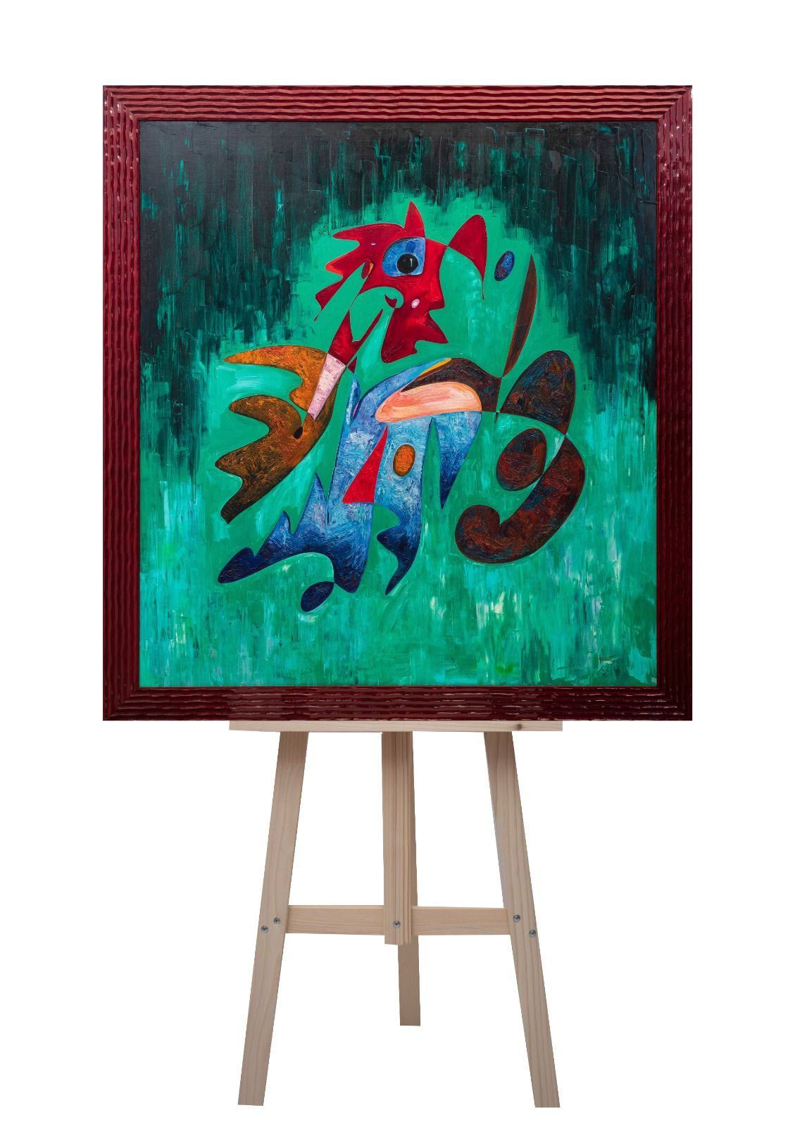 Abstract art oil painting 