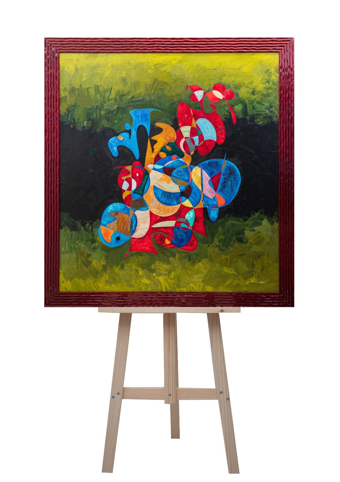 Abstract art oil painting 