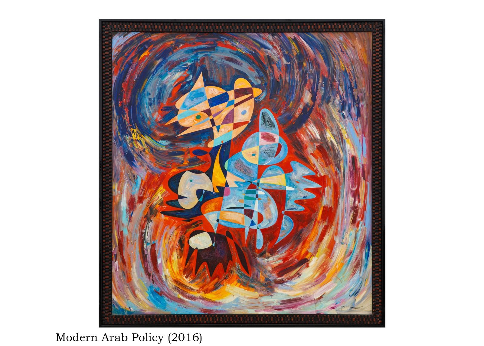 Abstract art oil painting 